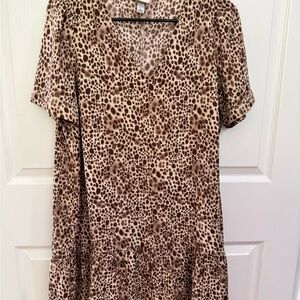 A New Day Leopard Print Dress
